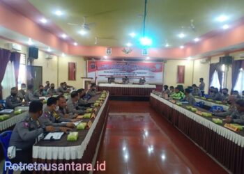 Polres Palas Ikuti Kajian Pendataan Blackspot dan Troublespot Ditkamsel Korlantas Polri