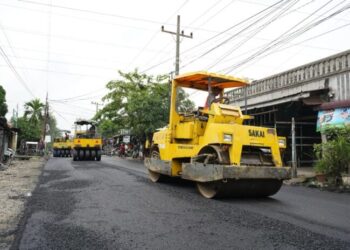 Atasi Kemacetan, Dinas PU Perlebar Jalan STM Kelurahan Suka Maju