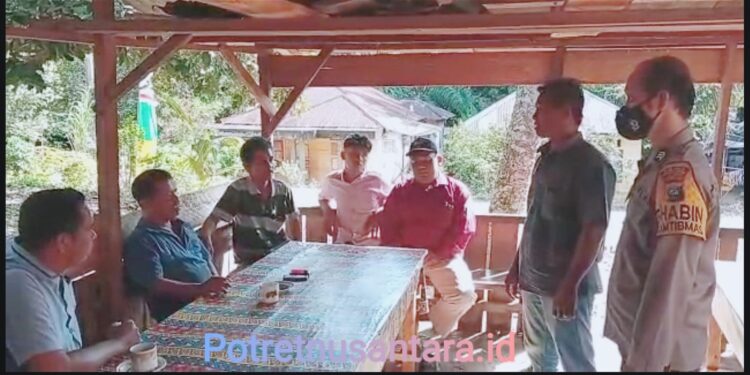 Antisipasi Karhutla, Polsek Barumun Sambang Masyarakat Desa Paran Batu