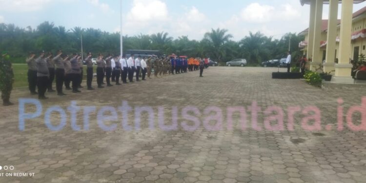 Apel Pasukan Kesiapsiagaan Karhutla di Palas, Kapolres Keluarkan Maklumat