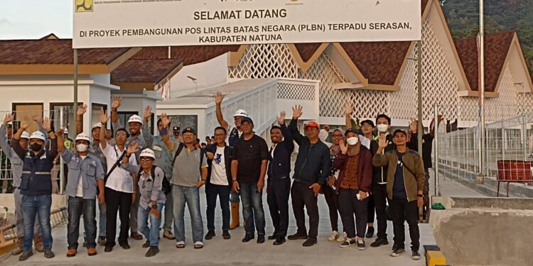 Boby Ali Azhari Tinjau PLBN Serasan, Bangunan Telah Siap 100 %