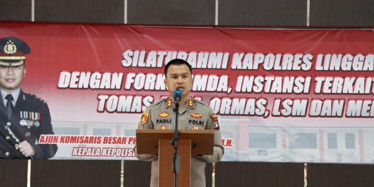 Jalin Sinergitas dan Ciptakan Kamtibmas yang Kondusif, Kapolres Lingga Gelar Silaturahmi