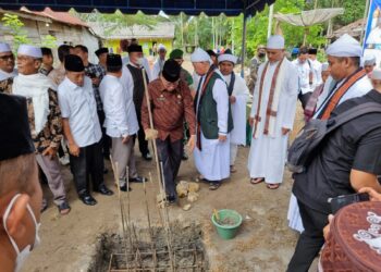 Wagubsu dan Sekda Kabupaten Asahan Hadiri Haul ke- 21 Allahuyarham Syekh H. Mustafa Bs. Rokan.