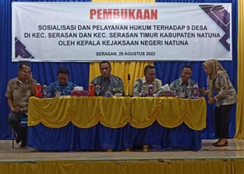 Kejari Natuna Sosialisasi Hukum Kepada 9 Desa