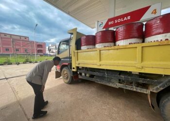 Wabup Lingga Sidak SPBU Dabo Singkep