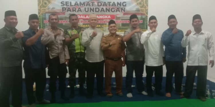 Sukseskan Pilkades Serentak Tahun 2022, Kecamatan Aek Ledong Gelar Doa Bersama