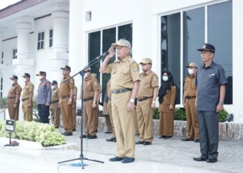 Bupati Asahan Pimpin Apel Gabungan Bulan September 2022