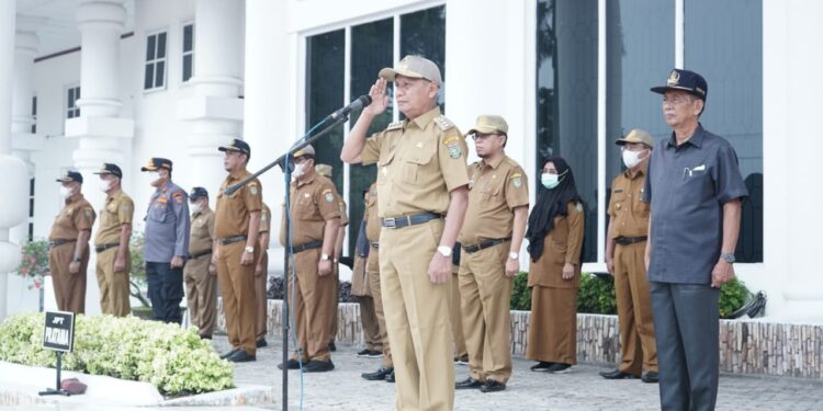 Bupati Asahan Pimpin Apel Gabungan Bulan September 2022