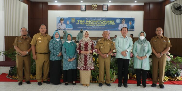Pemkab Asahan dan TP PKK Sambut Kedatangan Tim Monitoring TP PKK Provsu