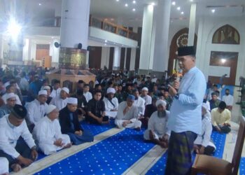 Bupati Natuna Asprisiasi Walikota Dumai Lakukan Tabligh Akbar di Natuna
