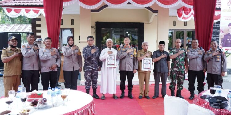 Pengukuhan Polsubsektor Tanjung Balai dan Polsubsektor Rawang Panca Arga