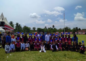 Drum Band Jadi Ekskul Populer di SDN 017961 Pulau Rakyat Tua