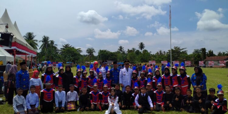 Drum Band Jadi Ekskul Populer di SDN 017961 Pulau Rakyat Tua