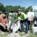 Dinas LH bersama BPJS Ketenaga Kerjaan Tanam Pohon di Lokasi Hutan Kota