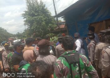 Dalam Waktu 4 Jam Eksekusi Lahan Seluas 4000 M di Dusun IV Desa Pulau Rakyat Tua Rata Dengan Tanah