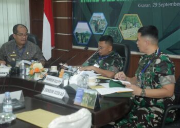 Pemkab Asahan Ikuti Rakornis TMMD ke- 115 Secara avirtual