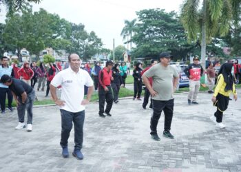 Pemkab Asahan Gelar Senam Bersama