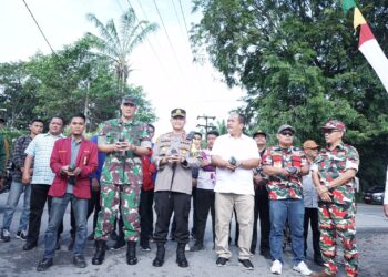 Wakil Bupati Hadiri Peresmian Kampung Kebangsaan Polres Asahan
