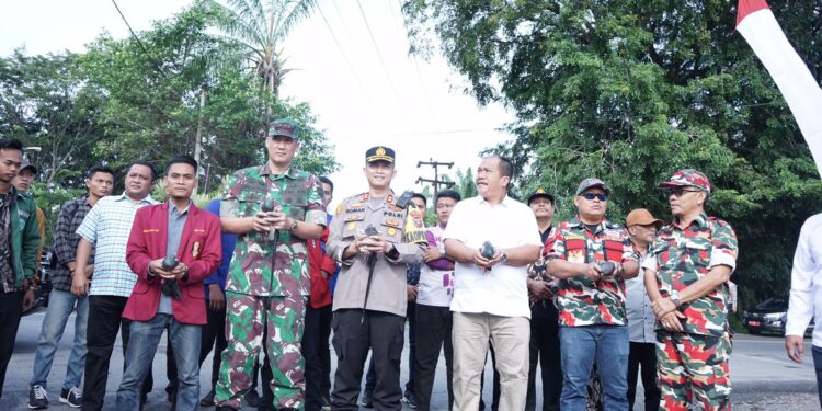 Wakil Bupati Hadiri Peresmian Kampung Kebangsaan Polres Asahan
