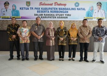 Kunker TP PKK Mandailing Natal ke Asahan Dalam Rangka Study Tiru