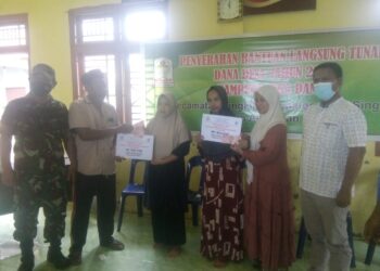 Pemdes Suka Damai Kembali Salurkan BLT-DD Triwulan ke- 4 Tahap Terakhir