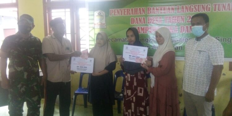 Pemdes Suka Damai Kembali Salurkan BLT-DD Triwulan ke- 4 Tahap Terakhir