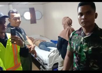Aksi Heroik, Prajurit Kodim 0318/Natuna Selamatkan Penumpang KM Sabuk 80 yang Melompat ke Laut