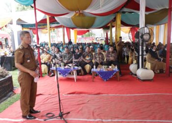 Tim Penilai Kecamatan Terbaik Tingkat Provsu Lakukan Penilaian di Kecamatan Air Batu