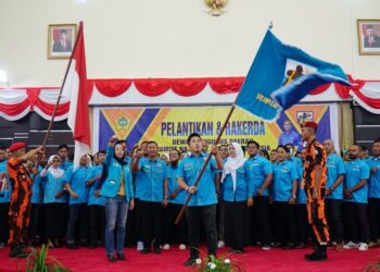 Sebanyak 176 Pengurus DPD KNPI Kabupaten Karimun Pimpinan Ganar Septyadi Resmi Dilantik