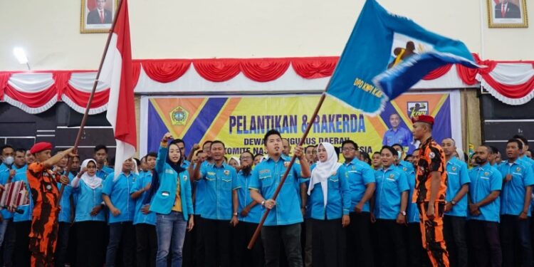 Sebanyak 176 Pengurus DPD KNPI Kabupaten Karimun Pimpinan Ganar Septyadi Resmi Dilantik