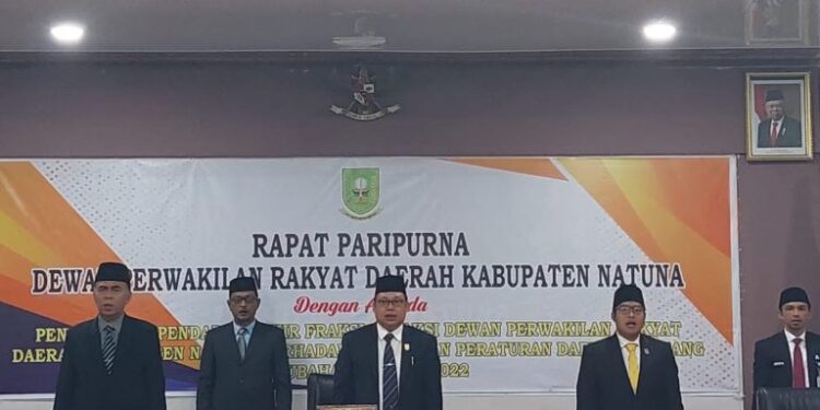 APBD Perubahan Natuna 2022 Disahkan, Berikut Pandangan Fraksi PPDN