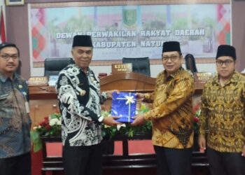 DPRD Natuna Gelar Sidang Paripurna Penyampaian Pidato Bupati Terhadap RAPBD TA 2022-2023