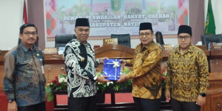 DPRD Natuna Gelar Sidang Paripurna Penyampaian Pidato Bupati Terhadap RAPBD TA 2022-2023