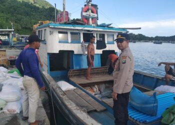 Cuaca Ekstrim, Kapolsek Serasan Himbau Nelayan Jaga Keselamatan