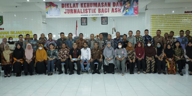 Drs Muhillil Lubis Buka Diklat Kehumusan dan Jurnalistik Bagi ASN