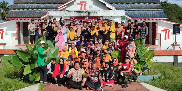 MPC PP Natuna Gelar Senam Bersama Peringati Hari Sumpah Pemuda ke- 94