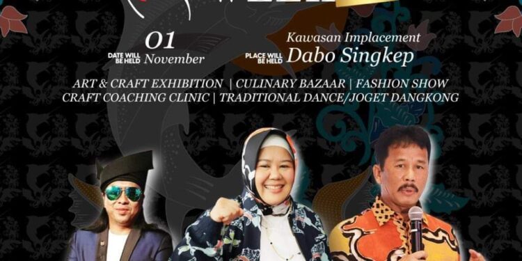 Marlin Agustina Perkenalkan Batik Batam di Lingga