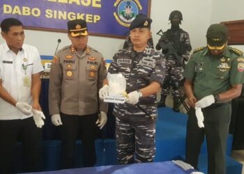 Lanal Temukan Sabu-sabu Tak Bertuan di Pelabuhan Dabo Singkep