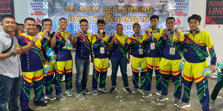 Kickboxing Lingga Sabet 2 Emas 2 Perak dan 5 Perunggu