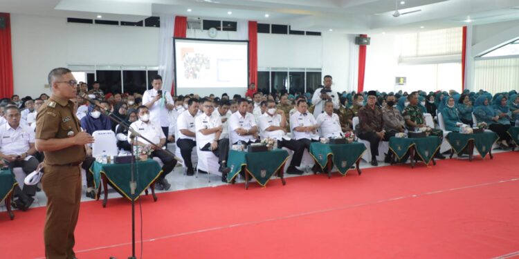 Tim Penilai Kecamatan Terbaik Tingkat Provsu Lakukan Penilaian di Asahan