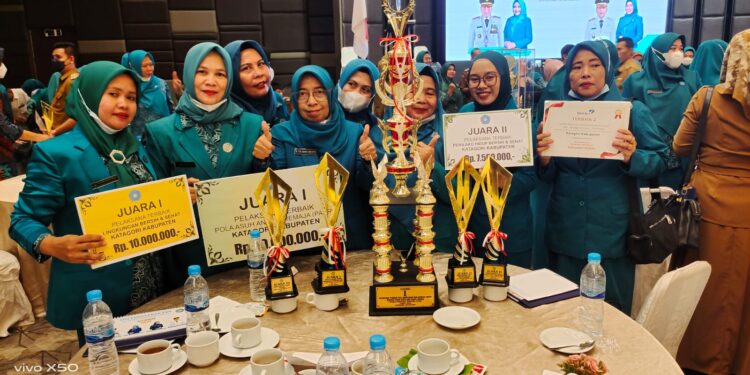 TP PKK Asahan Raih Sejumlah Penghargaan Lomba PKK Tingkat Provsu