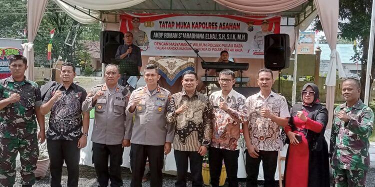 Kapolres Asahan Kunker ke Wilkum Polsek Pulau Raja