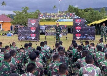 Batalyon Komposit Gardapati I Natuna Amankan Natuna Dari Serangan Musuh
