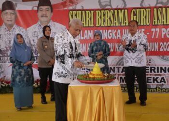 Bupati dan Wakil Bupati Asahan Ikuti Rangkaian Kegiatan Sehari Bersama Guru