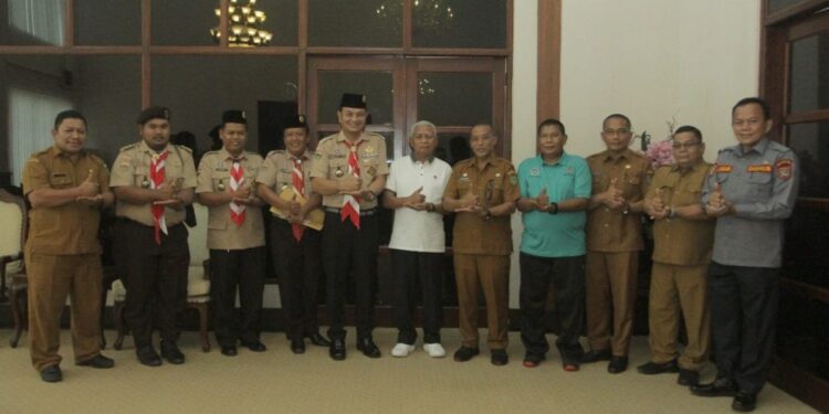 Kwarcab Gerakan Pramuka Asahan Audiensi dengan Bupati