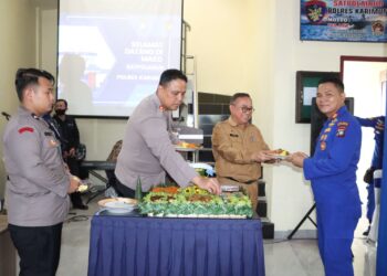 Tempati Kantor Baru Satpolairud, Polres Karimun Gelar Tasykuran