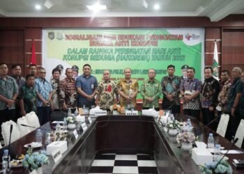 Sekda Asahan Buka Sosialisasi dan Edukasi Penguatan Budaya Anti Korupsi