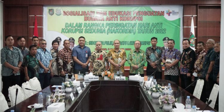 Sekda Asahan Buka Sosialisasi dan Edukasi Penguatan Budaya Anti Korupsi