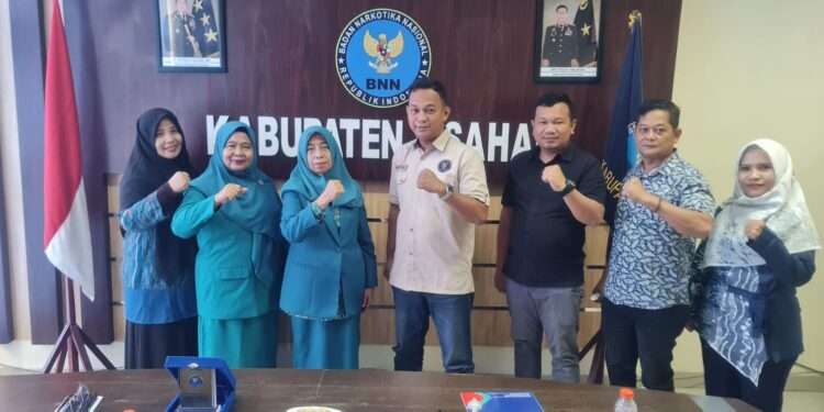 TP PKK Asahan dan BNNK Asahan Tanda Tangani Nota Kesepahaman