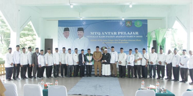 Wabub Buka MTQ Antar Pelajar Tingkat Kabupaten Asahan Tahun 2022
